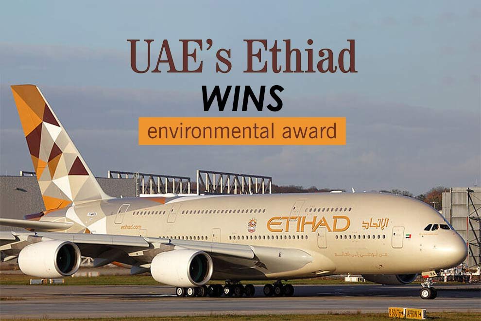 UAE’s Ethiad wins environmental award